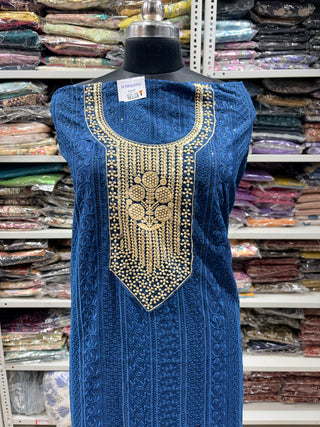 Georgette Party Wear Suit Fabric with Georgette dupatta
