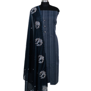 Pure Cotton Office Wear Suit fabric with Kota Dupatta