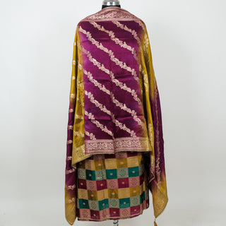 Party Wear Silk Suit Fabric and silk dupatta