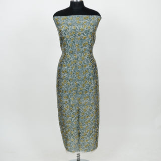 Green Handblock Maheshwari Suit Material with Maheshwari Dupatta