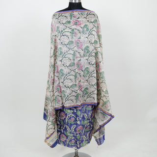Handblock Chanderi Suit Material with Chanderi Dupatta