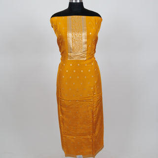 Dola Silk Party Wear Designer Suit fabric with Chiffon dupatta