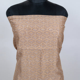 Handblock Chanderi Suit Material with Chanderi Dupatta