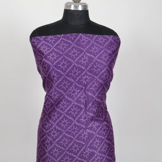 Handblock Chanderi Suit Material with Chanderi Dupatta